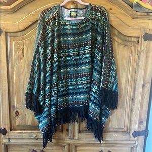 Double D Ranch Fringe Aztec Blouse
